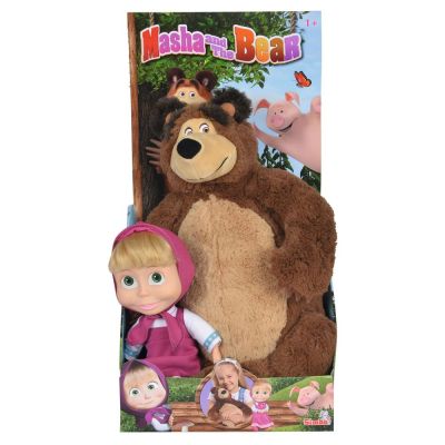 Комплект кукла Маша и плюшен мечок МАША И МЕЧОКА SIMBA 109301016