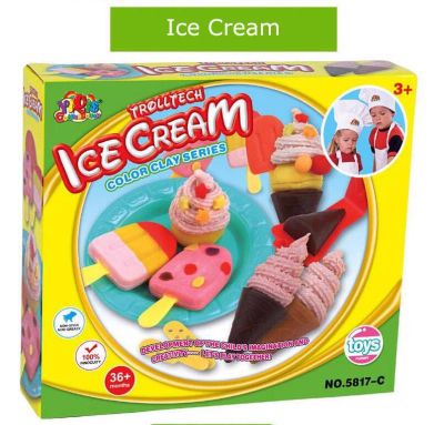Моделин пластелин с формички Сладолед