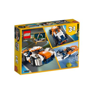 LEGO CREATOR Конструктор Състезателен автомобил – залез 31089
