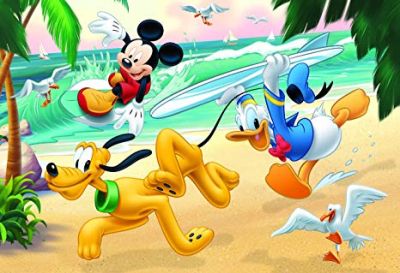 Детски пъзел Disney Mickey Sport - 2 х 77 части