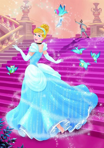 Детски пъзел Disney Cinderella с кристали 200 части