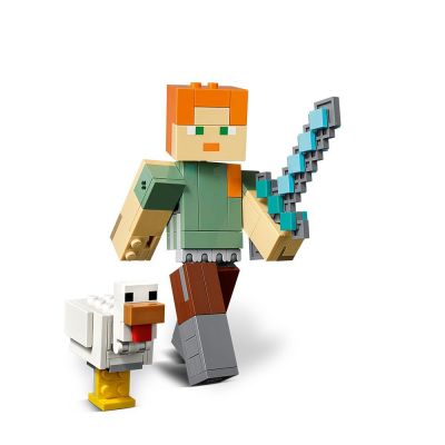Конструктор LEGO MINECRAFT Alex BigFig с пиле 21149
