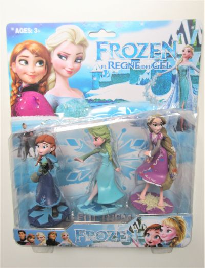 Frozen Фигурки герои от Леденото кралство 3 броя
