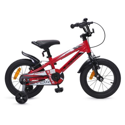 Детски алуминиев велосипед със спомагателни колела 14" Shine Alloy