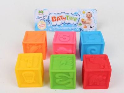 Меки гумени кубчета Bath Time