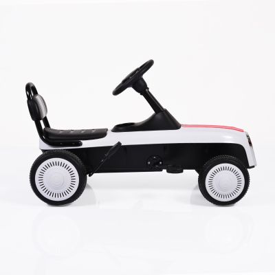 Детски картинг кола с педали Retro - K02 бял