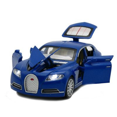 Метална количка Bugatti Veyron със звук и светлини