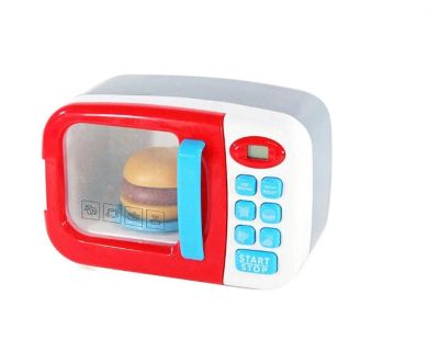 Микровълнова печка с хамбургер