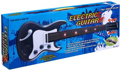 Детска електрическа рок китара с 6 струни