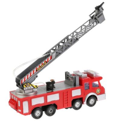 Музикална пожарна кола със стълба и вода