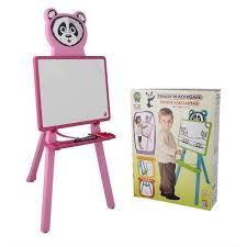 Детска дъска за рисуване Панда розова 03418