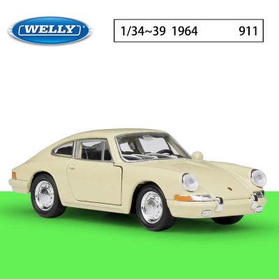 Металeн автомобил с отварящи се врати 1964 Porsche 911 -1:34 Welly 