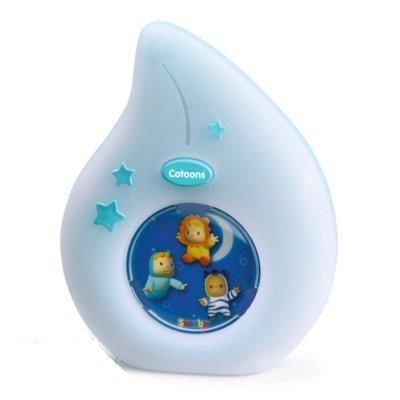 Детска нощна лампа с мека светлина Smoby Cotoons синя 7600110101