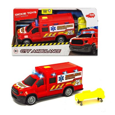 Градска линейка със звук и светлина City Ambulance DICKIE 203713013038