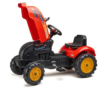 Детски трактор с ремарке и отварящ се капак Falk X-Tractor 2046AB