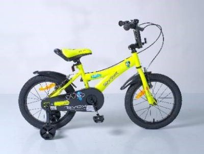 Детски велосипед Byox със спомагателни колела 16" Devil електрик