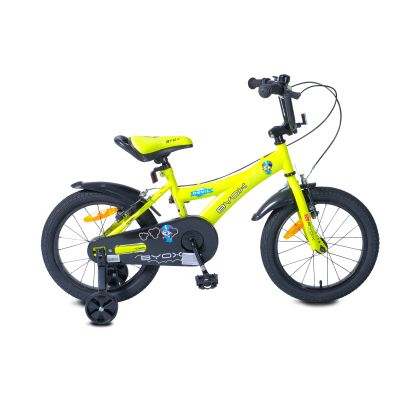 Детски велосипед Byox със спомагателни колела 16" Devil електрик