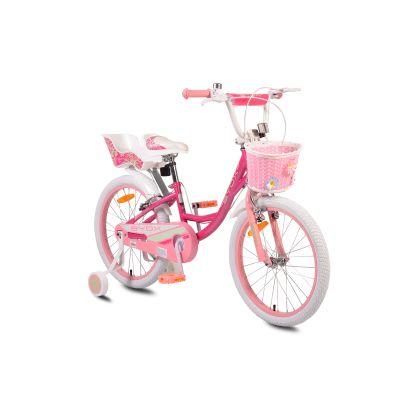 Детски велосипед BYOX със спомагателни колела 20 Fashion Girl розов