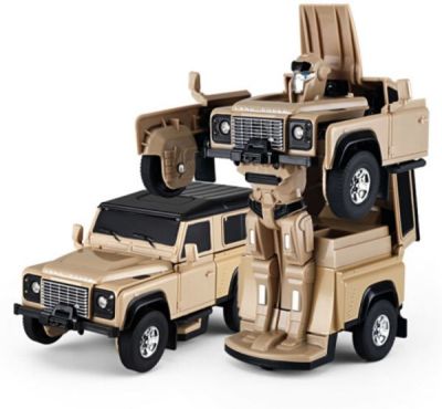 Transformer джип Land Rover Defender със светлини Rastar 1:32 