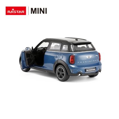 Метална кола с отварящи се врати Mini Cooper Countryman Rastar 1:24 син