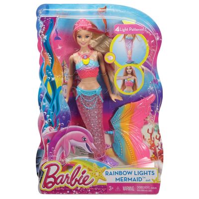 Кукла Barbie русалка със светеща опашка dhc40