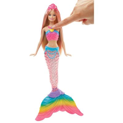 Кукла Barbie русалка със светеща опашка dhc40