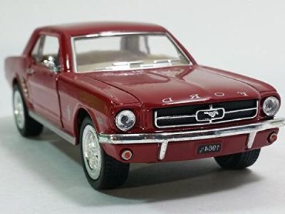 Метална количка 1964 Ford Mustang - red Kinsmart 1/38