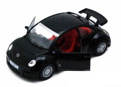 Метална количка Volkswagen New Beetle RSI - black Kinsmart 1/38