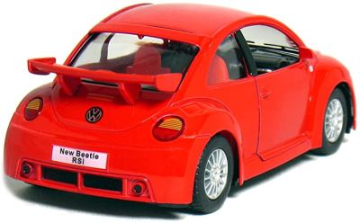 Метална количка Volkswagen New Beetle RSI - red Kinsmart 1/38
