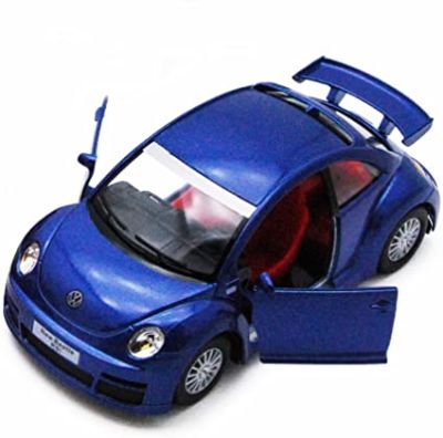 Метална количка Volkswagen New Beetle RSI - blue Kinsmart 1/38