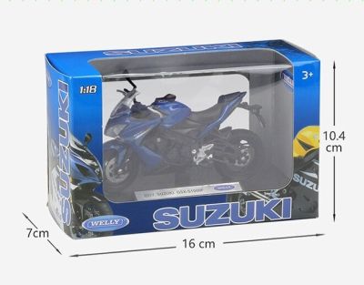 Пистов мотор SUZUKI GSX S1000F Welly мотоциклет 1:18