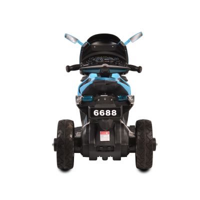 Детски акумулаторен мотор Shadow светещи EVA гуми - 6688 син