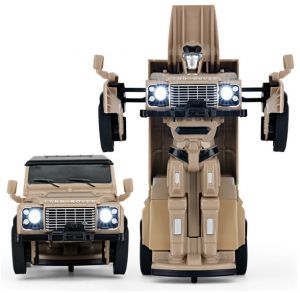 Transformer джип Land Rover Defender със светлини Rastar 1:32 
