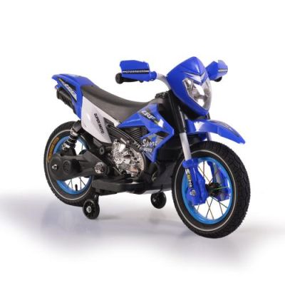 Детски акумулаторен мотор Super Moto - FB-6186 син