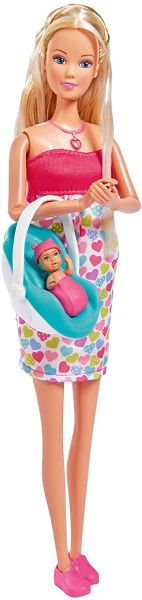 Кукла Steffi Love Новородено бебе Интерактивно сладко очакване Simba 105733480038