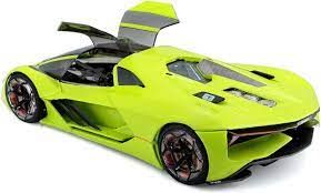 Метален автомобил Lamborghini Terzo Millennio Bburago 1:24 Green