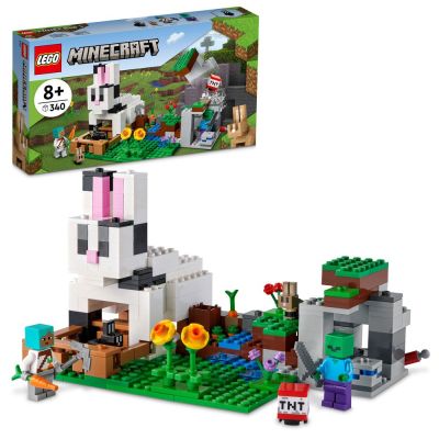 Конструктор LEGO Minecraft Ранчото на зайците 21181