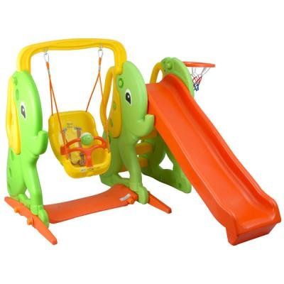 Пързалка с люлка слонче и баскетболен кош Pilsan 06161