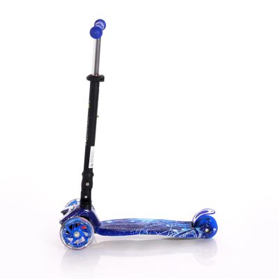 Сгъваема тротинетка със светещи колела LORELLI RAPID Blue COSMOS