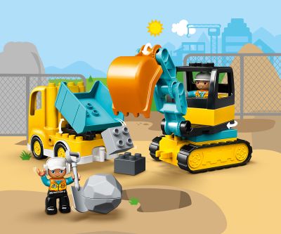 Конструктор LEGO DUPLO Камион и екскватор с вериги 10931