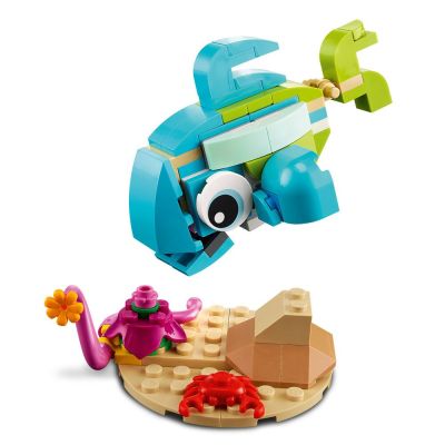 Конструктор LEGO Creator Делфин и костенурка 3 В 1 - 31128