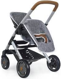 Детска количка за кукли близнаци Quinny Maxi Cosi Smoby 253204