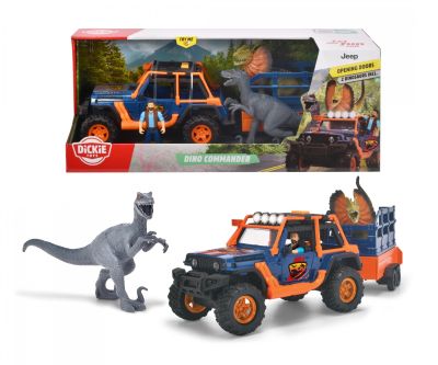 Джип с ремарке и динозавър Dickie Toys 203837024