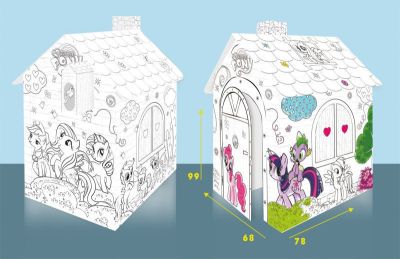 Детска къща за оцветяване My Little Pony - Mochtoys