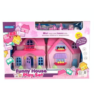 Къща за кукли с обзавеждане Funny House 2104Z955