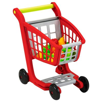 Детска количка за пазаруване с продукти Ecoiffier 
