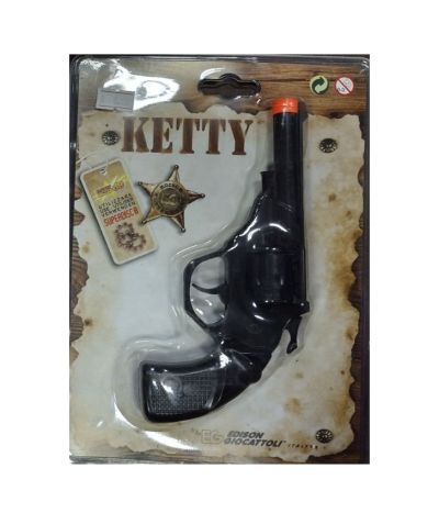 Детски пистолет револвер Edison Giocattoli Western Traditional Ketty 145