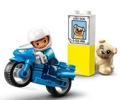 Конструктор LEGO DUPLO Полицейски мотоциклет 10967