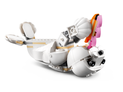 Конструктор LEGO Creator 31133 - Бял заек 3 в 1