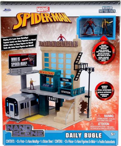 Комплект Marvel Spider-Man Daily Bugle Сцена в НюЙорк Jada 253226003